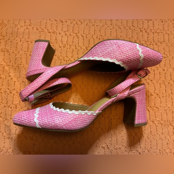 LC Lauren Conrad Batina Two Piece Women's Pump Size 9.5 - Picture 4 of 5